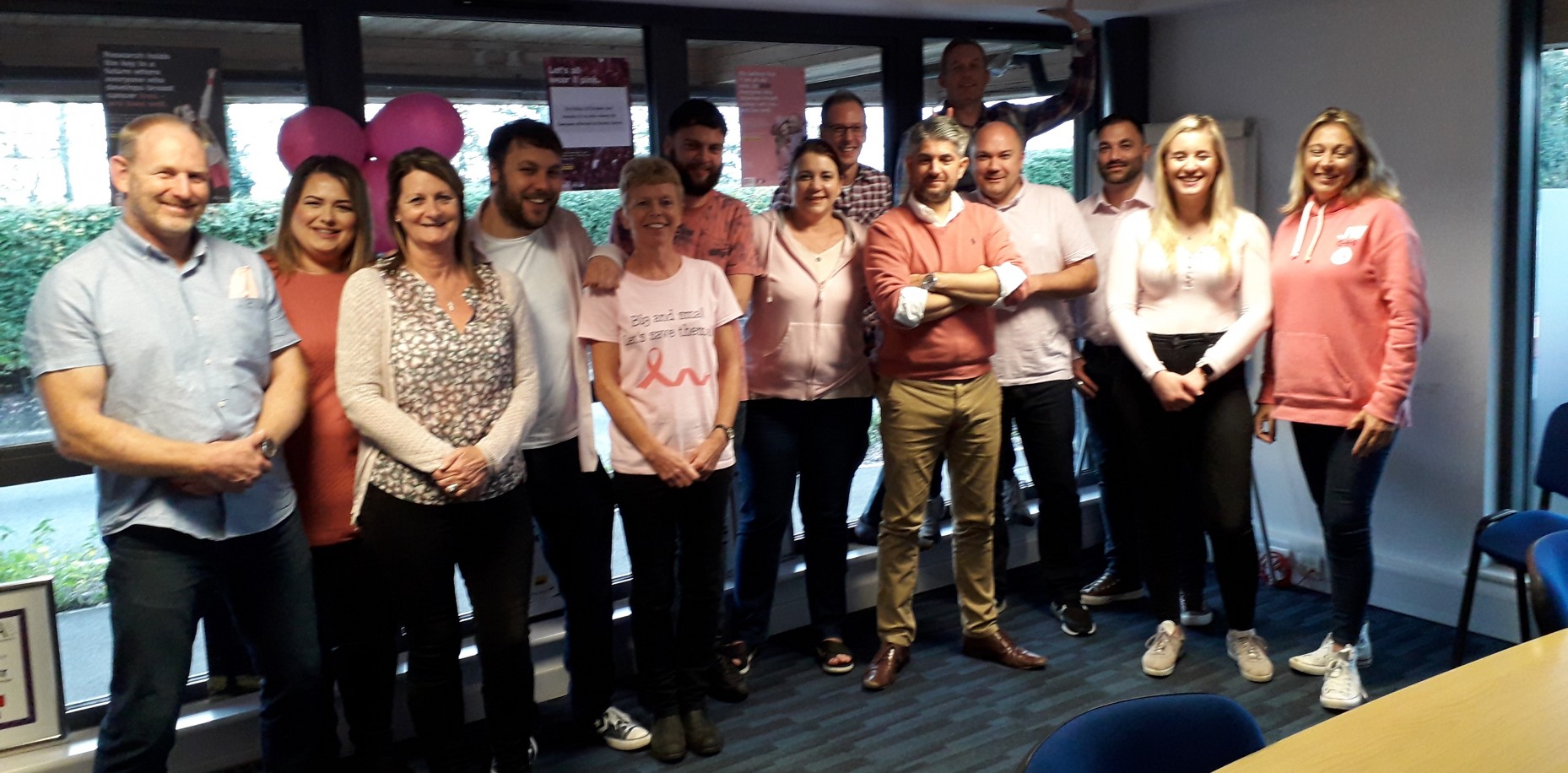 Chartway Group ‘Wear it Pink’ in aid of Breast Cancer Now.