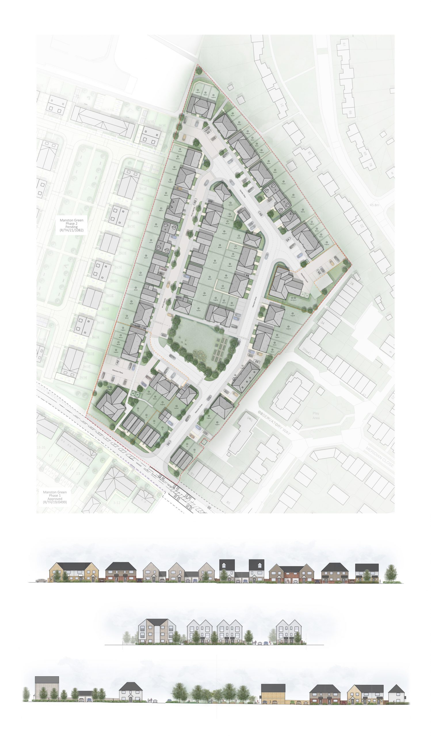 West Kent Housing Association partner with Westerhill Homes by Chartway at Manston Gardens, Manston.